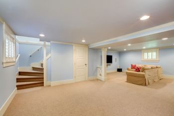 Basement renovation in Pennsburg by Scavello Handyman Services
